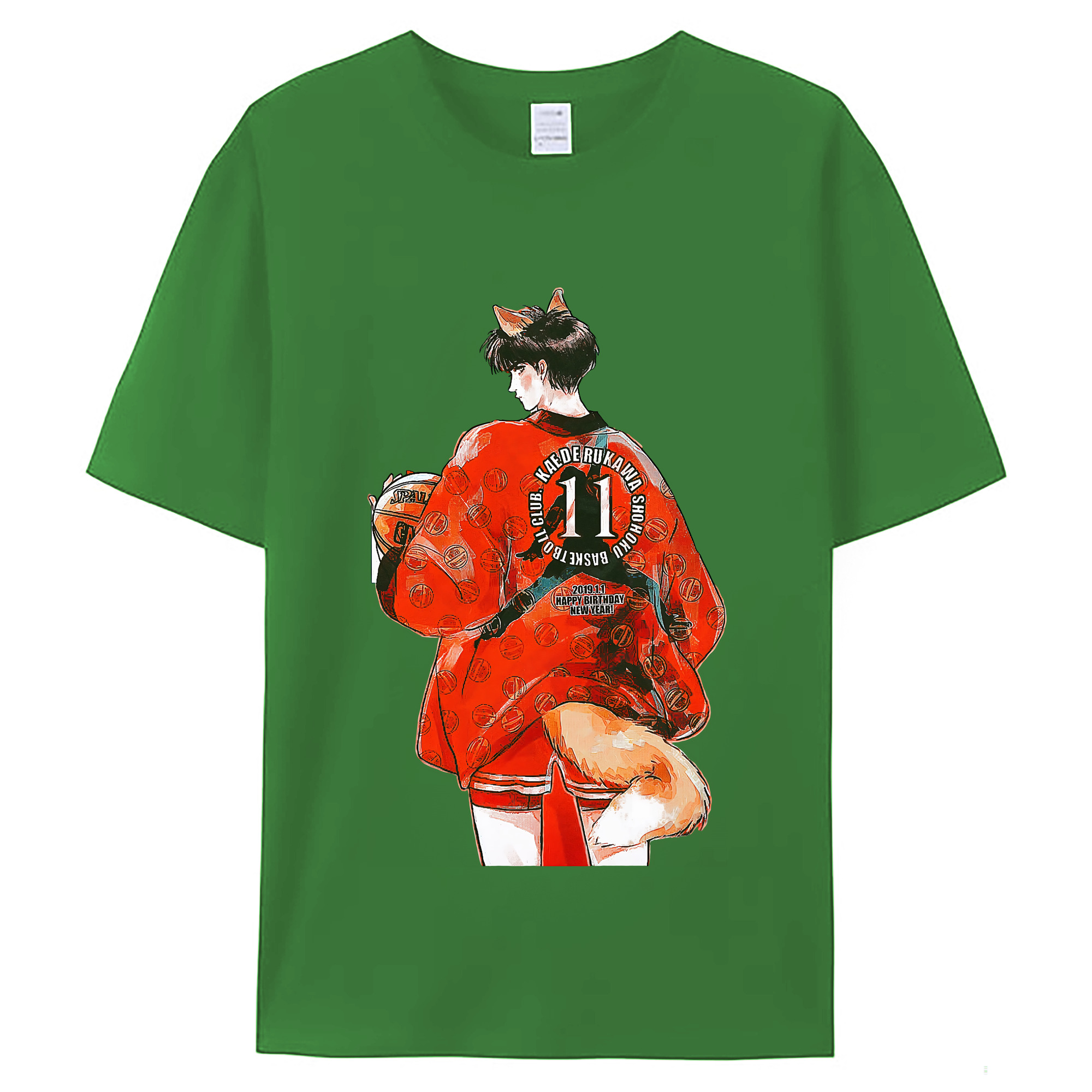 （画像用） SLAM DUNK／スラムダンク レディースカジュアルプリントTシャツ（綿100％）